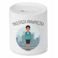 Skarbonka Dla Prawnika Najlepsza Prawniczka Z Nadrukiem Ze Zdjęciem