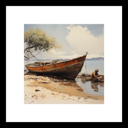 Plakat 20x20cm Spokój Przybrzeża na Arena.pl