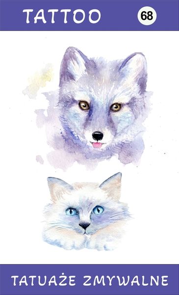 Tatuaże zmywalne Koty zdjęcie 1