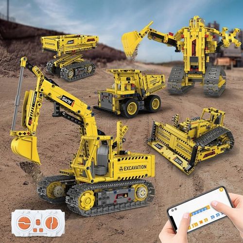 PROGRAMOWALNY ROBOT DUŻY ZESTAW KONSTRUKCYJNY APP I PILOT KONTROLA 555EL na Arena.pl