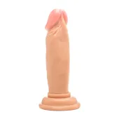 realrock model 15 cm - anatomiczny model z przyssawką, kolor naturalny