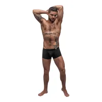 male power pure comfort modal mini szorty xl czarne, wygodny pas