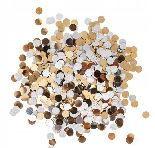 CONFETTI KÓŁKA 20G SREBRNO-ZŁOTE CEOZ-196 DP-CRAFT na Arena.pl
