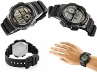 Zegarek CASIO dla chłopca DZIECIĘCY alarm datownik +BOX +TOREBKA +GRAWER