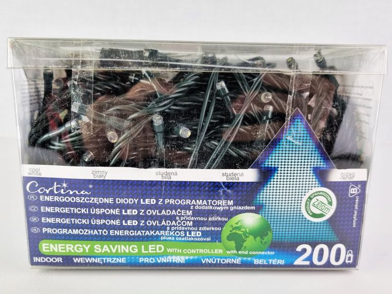 LAMPKI CHOINKOWE 200 LED PROGRAMATOR wewnętrzne zdjęcie 3