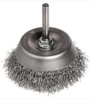 szczotka doczołowa drut stalowy trzpień 6mm, fi80mm - sz dt 80
