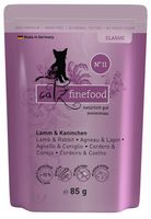 Karma dla kota bez sztucznych dodatków - Catz Finefood JAGNIĘ i KRÓLIK 85g