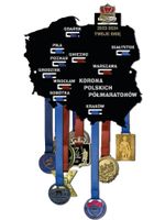 Wieszak na medale KORONA PÓŁMARATONÓW 3.3