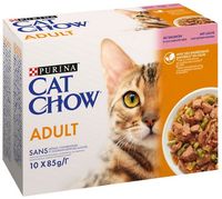 Karma dla kotów z łososiem i zieloną fasolką w galaretce - Purina 10x85g