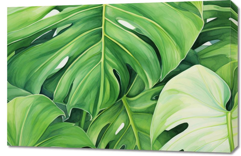 Obraz 90x60cm Tajemnice Liści zdjęcie 1