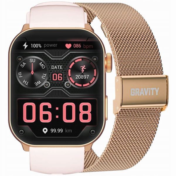 Smartwatch Gravity GT28-6 różowy zdjęcie 1