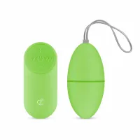 easytoys mini vibe system zielony - model z pilotem bezprzewodowym