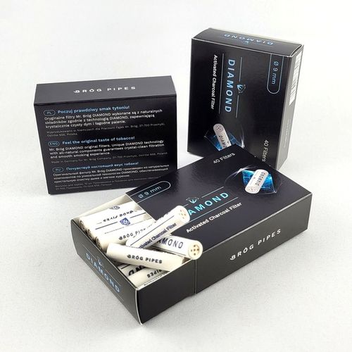 Filtr fajkowy Węglowy 9 mm Filtry do fajki BrogShop na Arena.pl