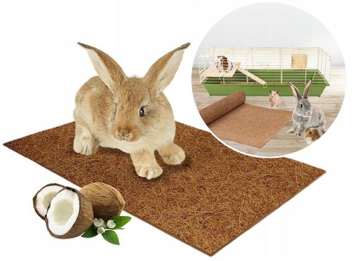 MATA KOKOSOWA PODŁOŻE JAK ŻWIREK DO KLATKA KOJEC DLA KRÓLIKA GRYZONI XL na Arena.pl