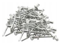 NITY ZRYWALNE ZESTAW NITÓW Z TRZPIENIEM STALOWYM 2,4-4,8 mm 400 szt WALIZKA