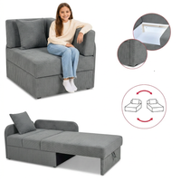 Łóżko dziecięce sofa kanapa szary grafit welur wygodna Denis Family Meble