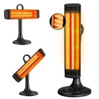 Ogrzewacz promiennik tarasowy na podczerwień oscylacyjny 1000W Bauerkraft