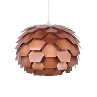 Lampa wisząca miedziana SEGRE duża