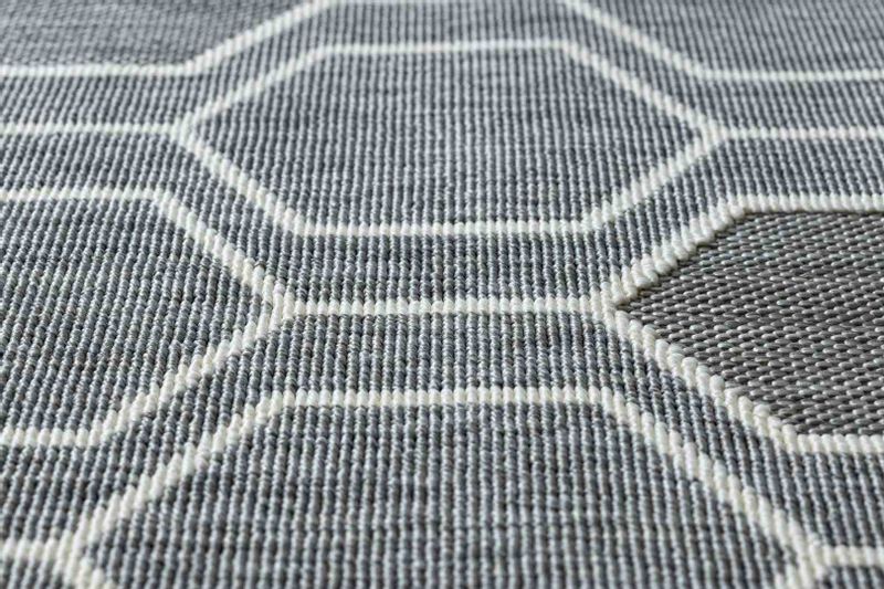 RUG/LU/WINK/HEXAGON/GREY/120x170 zdjęcie 4