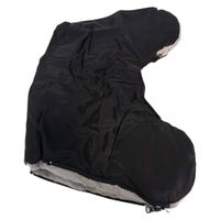 mufka ocieplacz na ręce wózek czarna