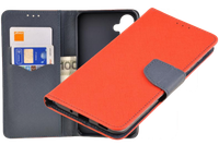 Etui portfel Fancy Case do Samsung Galaxy A16 5G czerwony
