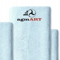 Ręcznik z logo hotelu firmy personalizowany HAFTOWANE 100x50 cm