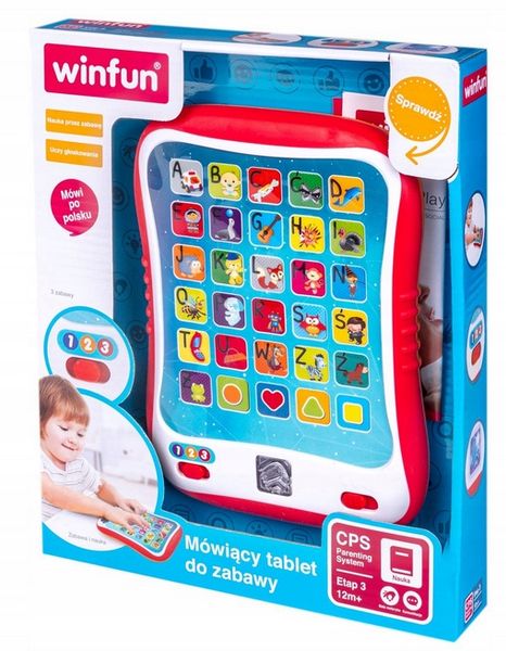 SMILY PLAY BYSTRY TABLET INTERAKTYWNY UCZY WINFUN zdjęcie 1