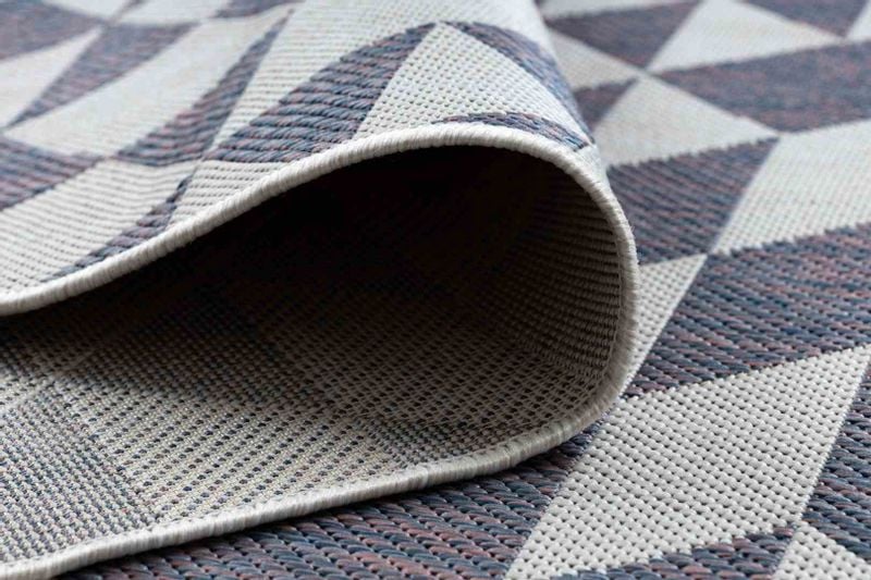 RUG/LU/VINEA/GEOMETRIC/CREAM+BLUE/80x150 zdjęcie 7