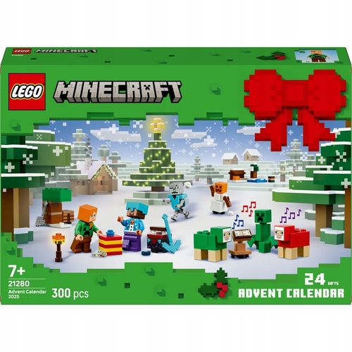 LEGO Minecraft 21280 Kalendarz adwentowy na rok 2025 na Arena.pl