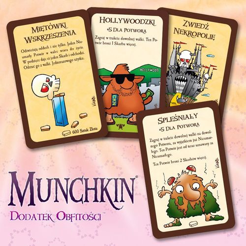 Munchkin: Dodatek obfitości na Arena.pl