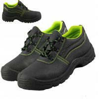 Półbuty robocze męskie bez podnoska LEKKIE skórzane ANTYPOŚLIZGOWE r.42