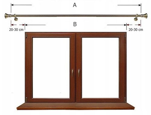 KARNISZ POJEDYNCZY 200 cm - fi 19 mm SIMPLE KARNISZE KÓŁKA CICHE CZARNY na Arena.pl