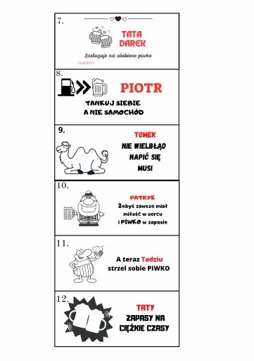 Nosidło na piwo personalizowane zdjęcie 4