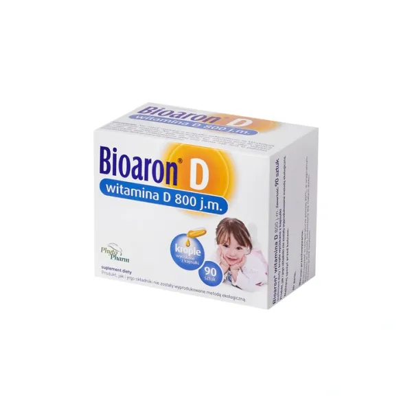 Biaron D800 Witamina D Dla Dzieci 90 Kapsułek Twist-Off zdjęcie 3