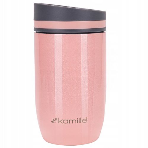 KUBEK TERMICZNY stalowy TERMOS do kawy herbaty szkoły pracy 300 ml KAMILLE na Arena.pl