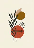 Plakat 64x90cm Kontrast w Botanice