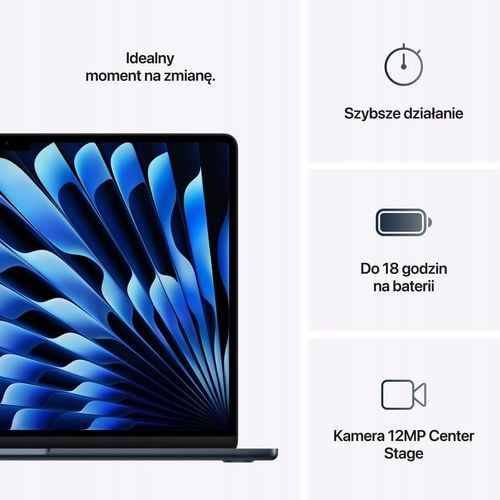 MacBook Air M4/16GB/256/Mac OS Północ 10R GPU Apple na Arena.pl