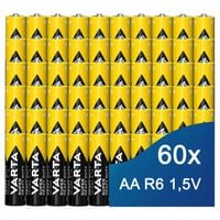 60x NAJMOCNIEJSZA BATERIA CYNKOWO-WĘGLOWA AA R6 PALUSZKI PILOT KLAWIATURA