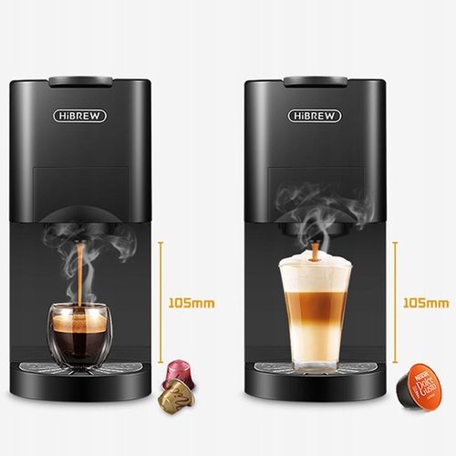 Ekspres Kapsułkowy do Kawy Ciśnienie 19 bar Moc 1450 W 5w1 na Arena.pl