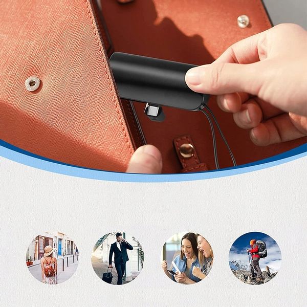 MAŁY POWERBANK 5000 mAh KIESZONKOWY IPHONE/TYP-C zdjęcie 11