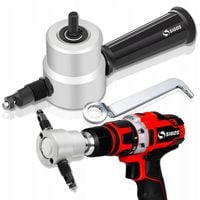 PRZYSTAWKA NOŻYCE DO CIĘCIA BLACHY NA WIERTARKĘ NAKŁADKA DO BLACHY