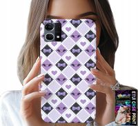 ETUI DO OPPO RENO7 4G - MODNE SERCA KOKARDKI KOKARDA + SZKŁO