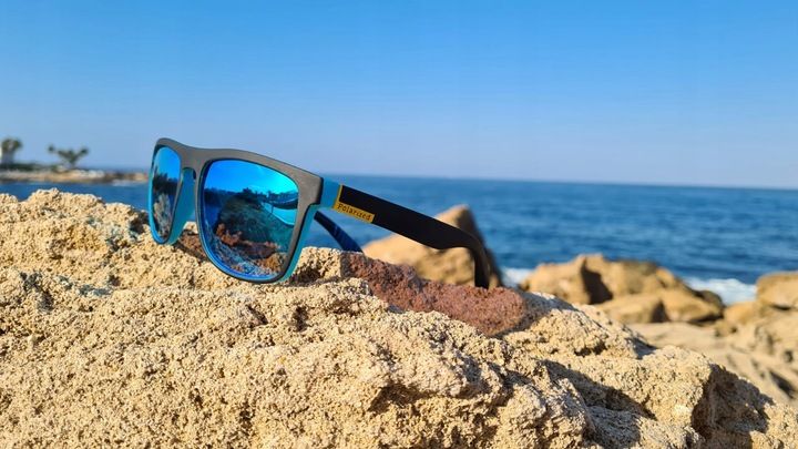 OKULARY PRZECIWSŁONECZNE MĘSKIE DAMASKIE POLARYZACYJNE LUSTRZANE POLARIZED zdjęcie 3