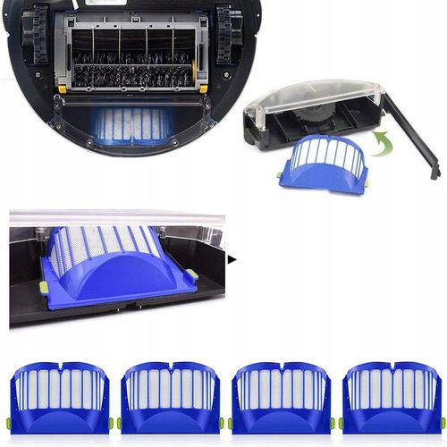 ZESTAW FILTRY AeroVac SZCZOTKI DO iRobot ROOMBA 620 650 671 676 680 na Arena.pl