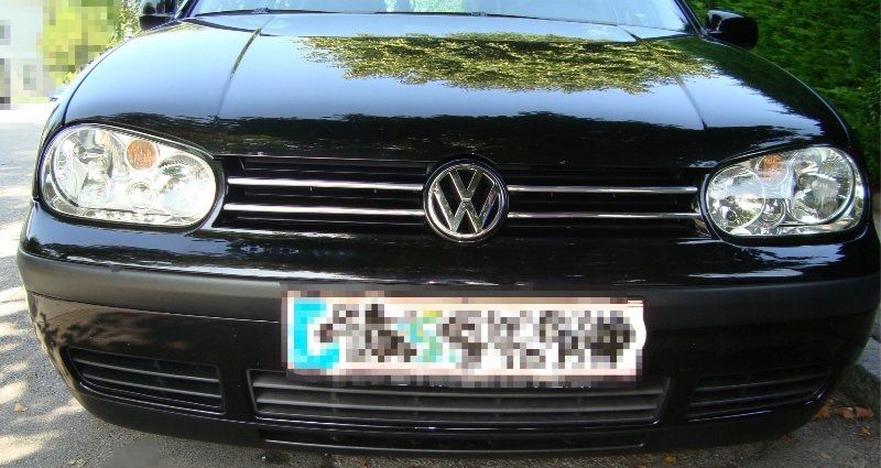 VW GOLF IV 4 - Listwy CHROM GRILL atrapa Tuning zdjęcie 4