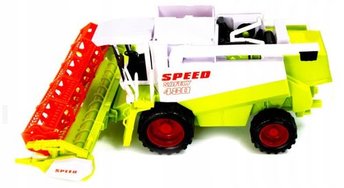 CLAAS LEXION DUŻY KOMBAJN ZBOŻOWY RUCHOME ELEMENTY NAPĘD TRAKTOR ZABAWKA na Arena.pl