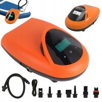 POMPKA ELEKTRYCZNA DO KAJAKA DESKI SUP PONTONU POMPKA 20PSI DC 12V Z 7 DYSZ