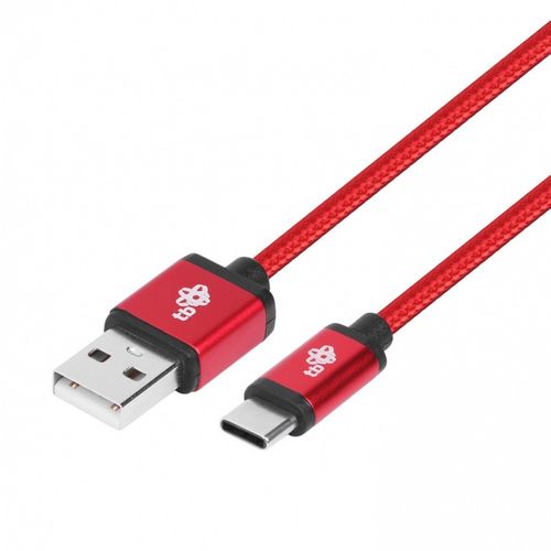 TB Kabel USB-USB C 1.5m czerwony sznurek na Arena.pl