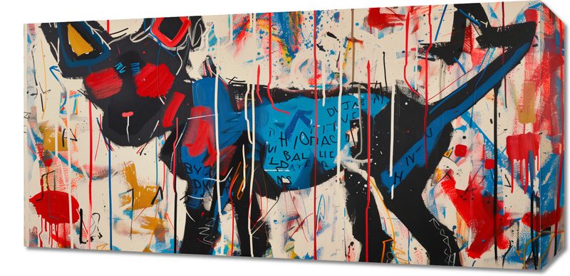 Obraz 60x30cm Miejski Pies zdjęcie 1