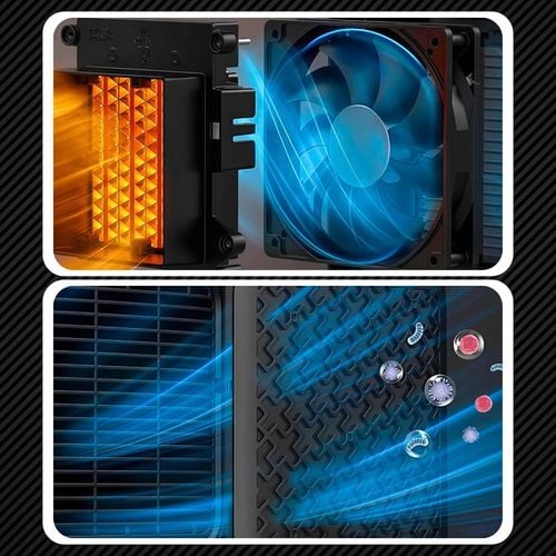 Termowentylator Farelka Cichy 2000W + Timer 4 Tryby Energooszczędny na Arena.pl